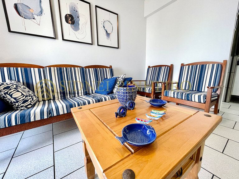 505 - Apartamento 2 dormitórios com vista mar