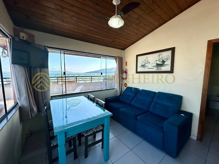 523 - Cobertura de 1 dormitório com vista mar
