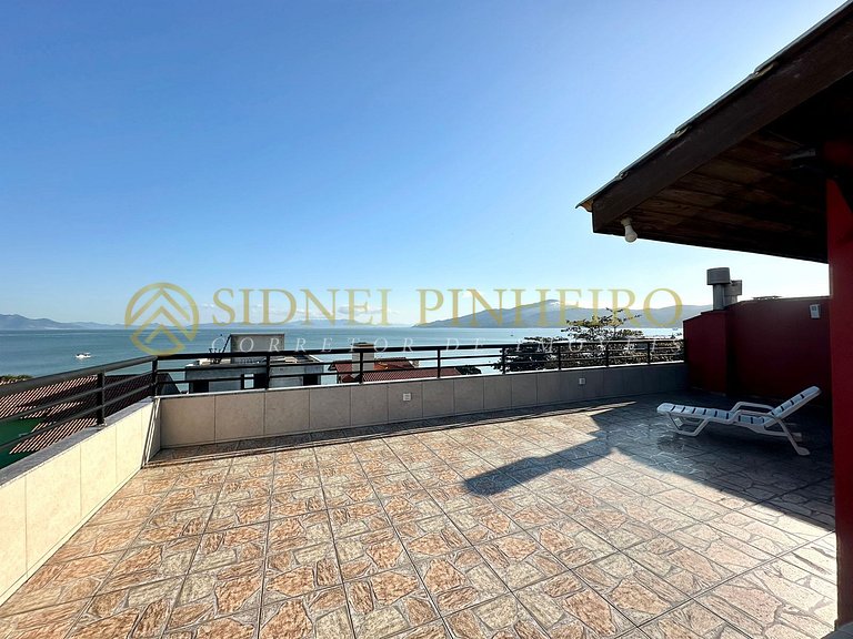 523 - Cobertura de 1 dormitório com vista mar