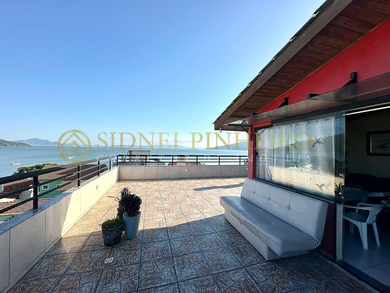 523 - Cobertura de 1 dormitório com vista mar