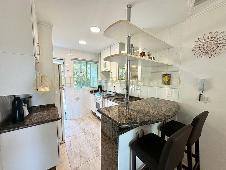 538 - Apartamento com piscina coletiva em 4 Ilhas