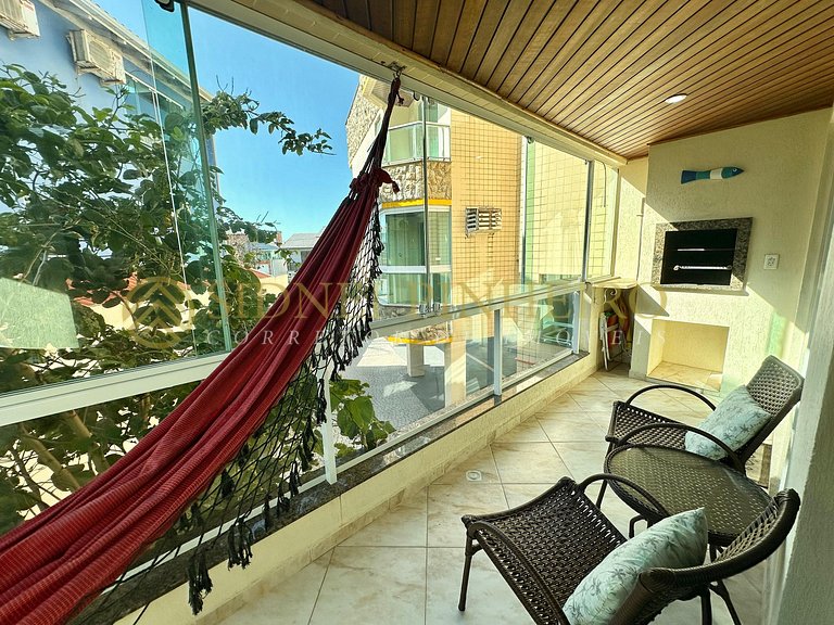 519 - Apartamento com piscina coletiva em 4 Ilhas