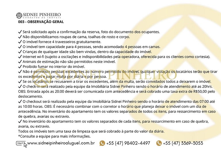 003 - Apartamento á 5 minutos da Praia de Bombas