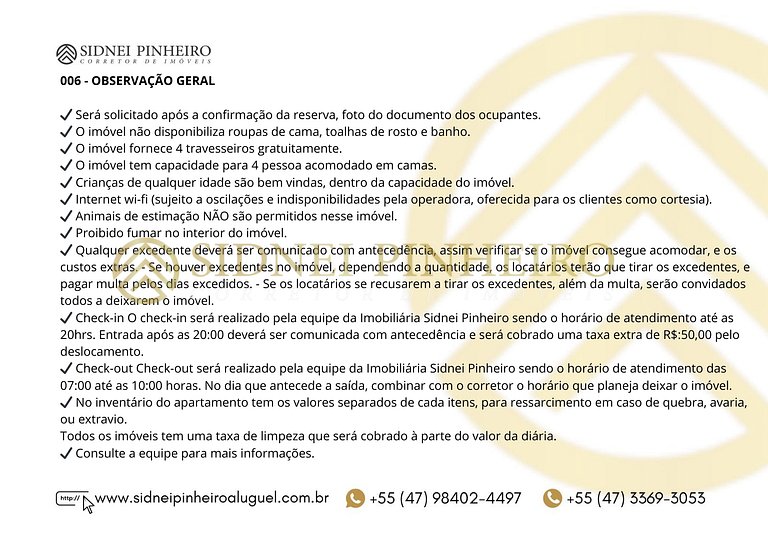 006 - Apartamento de 2 dormitórios em Bombas
