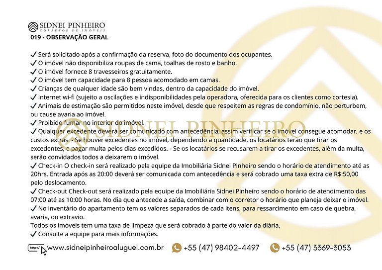 019 - Apartamento 3 dormitórios na Praia de Bombas