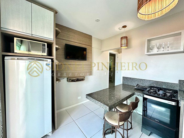 531 - Apartamento 01 suíte na Praia de Mariscal