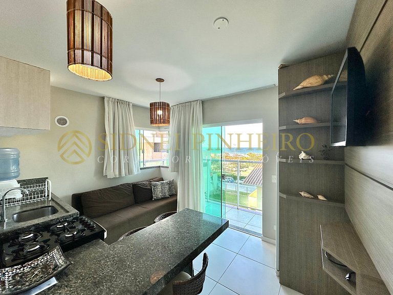531 - Apartamento 01 suíte na Praia de Mariscal