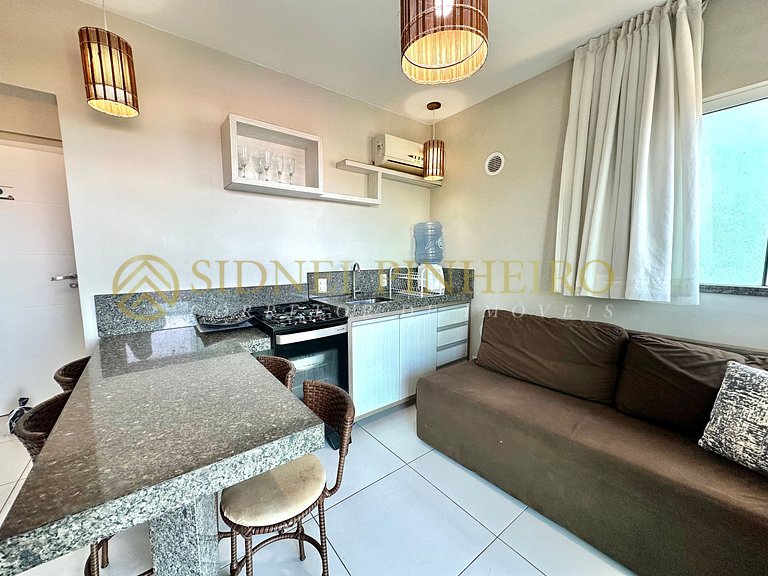 531 - Apartamento 01 suíte na Praia de Mariscal