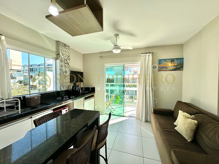 534 - Apartamento 01 dormitório na Praia de Mariscal