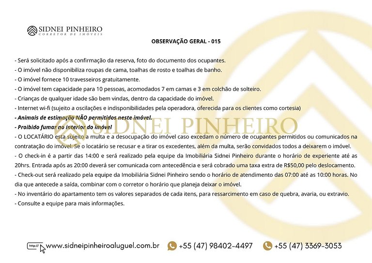 015 - Cobertura com piscina privativa na Praia de Bombas
