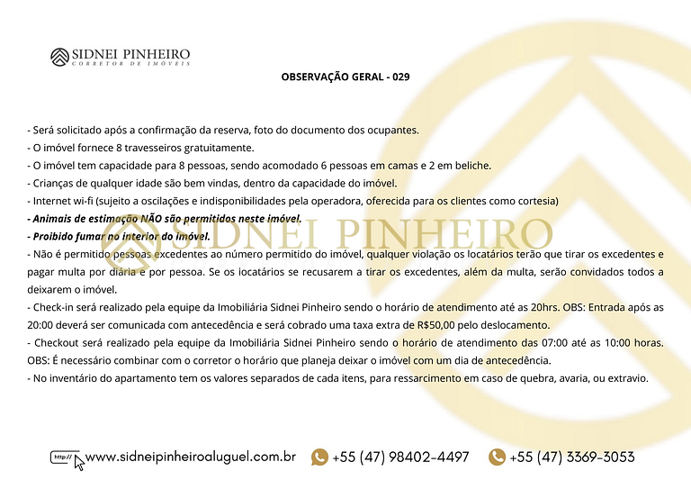 029 - Apartamento 3 dormitórios na Praia de Bombas