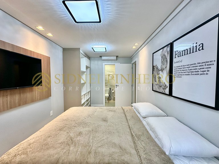 552 - Apartamento 02 suítes na Praia de Bombas