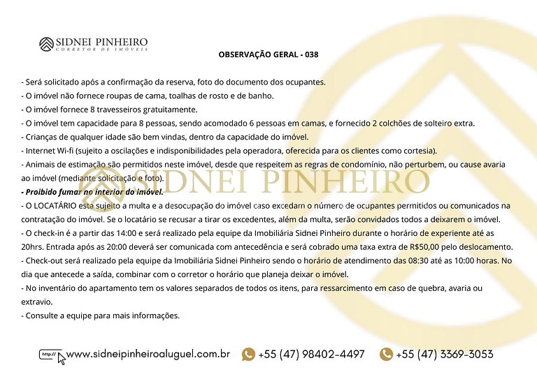 040 - Apartamento de 03 dormitórios na Praia de Bombas