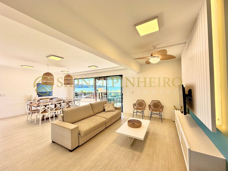 540 - Cobertura com 6 suítes com vista para o mar