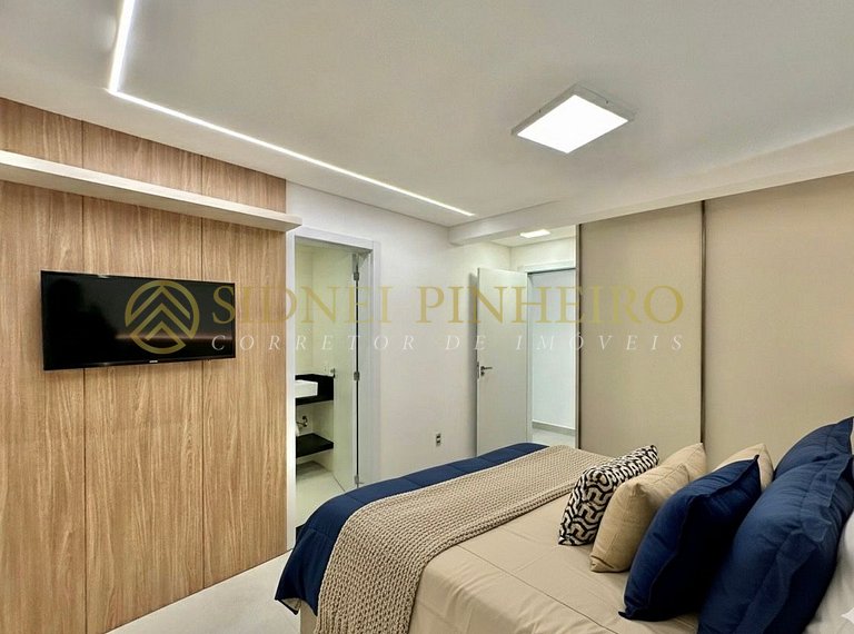 037 - Apartamento 02 suítes na Praia da Lagoinha