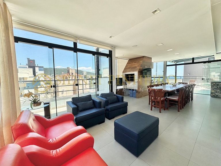 009 - Cobertura 4 dormitórios na Praia de Bombas