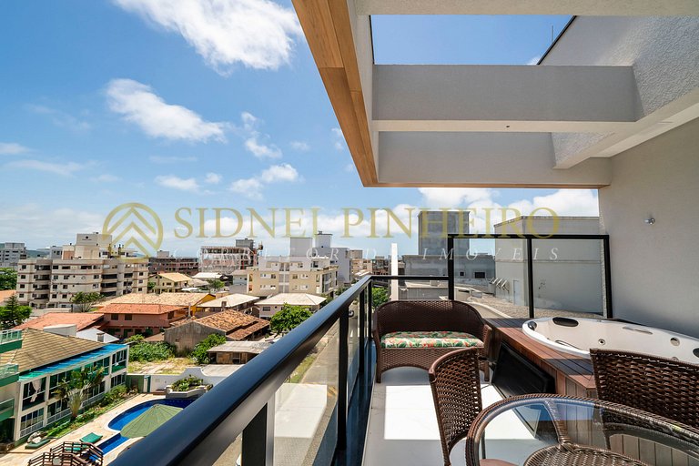 508 - Cobertura duplex na Praia de Mariscal