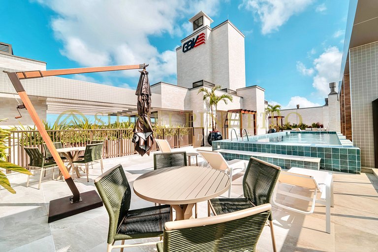 008 - Apartamento com piscina no Centro de Bombinhas