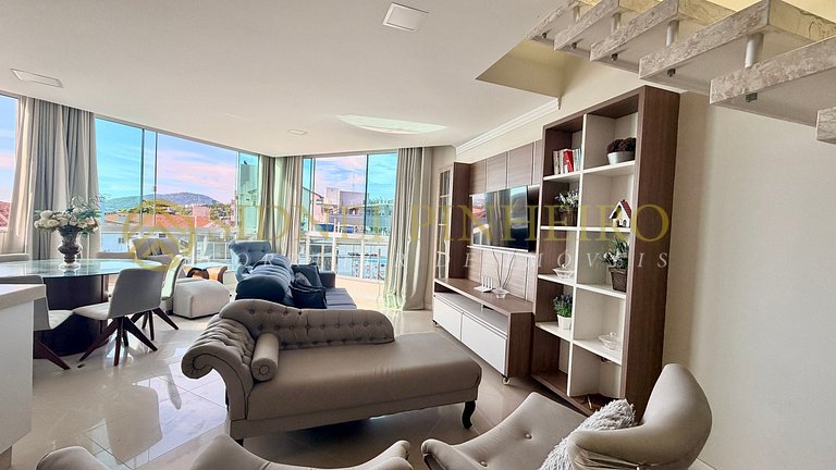567 - Apartamento frente mar na Praia de Bombas