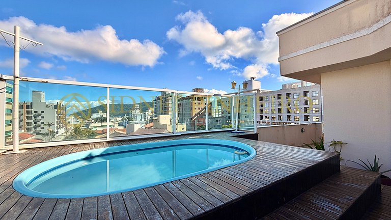 544 - Cobertura 03 suítes com piscina privativa na Praia de