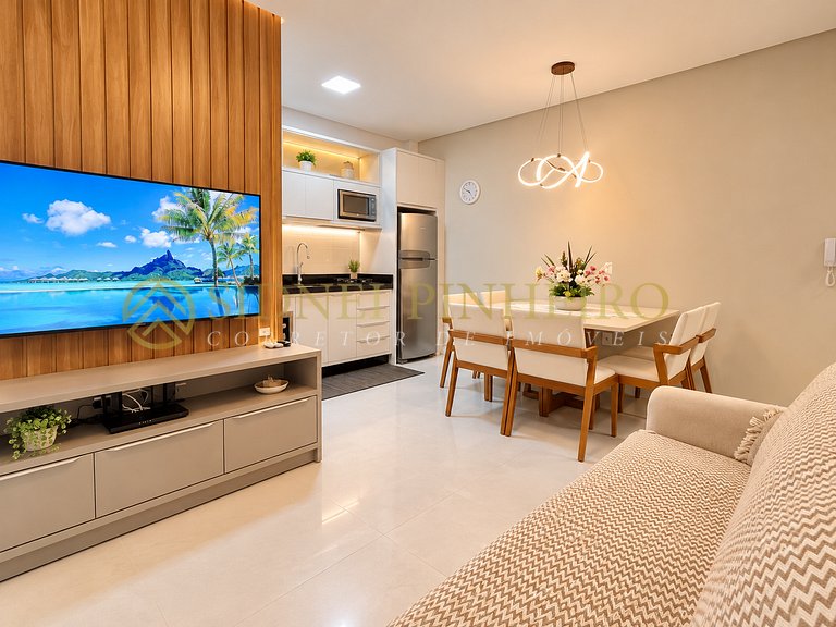 008 - Apartamento com piscina no Centro de Bombinhas